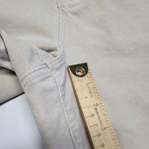 Needle & Cloth Womens Corduroy Pants Size 12 Skinny Ankle Stretch Cream - Picture 12 of 15
